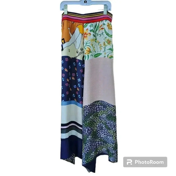 See by Chloé Summer Patchwork Handkerchief Skirt S - Picture 8 of 9